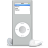 iPod Nano Argente Icon 48x48 png